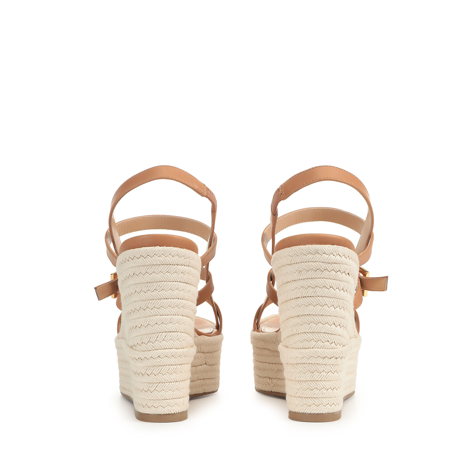 ウェッジ ブラウン ミッドヒール: 75mm, sr Nora - Wedges Tan | Sergio Rossi