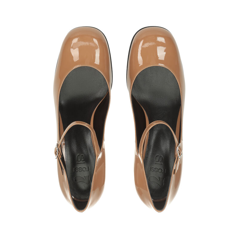 SI ROSSI - Pumps Noisette