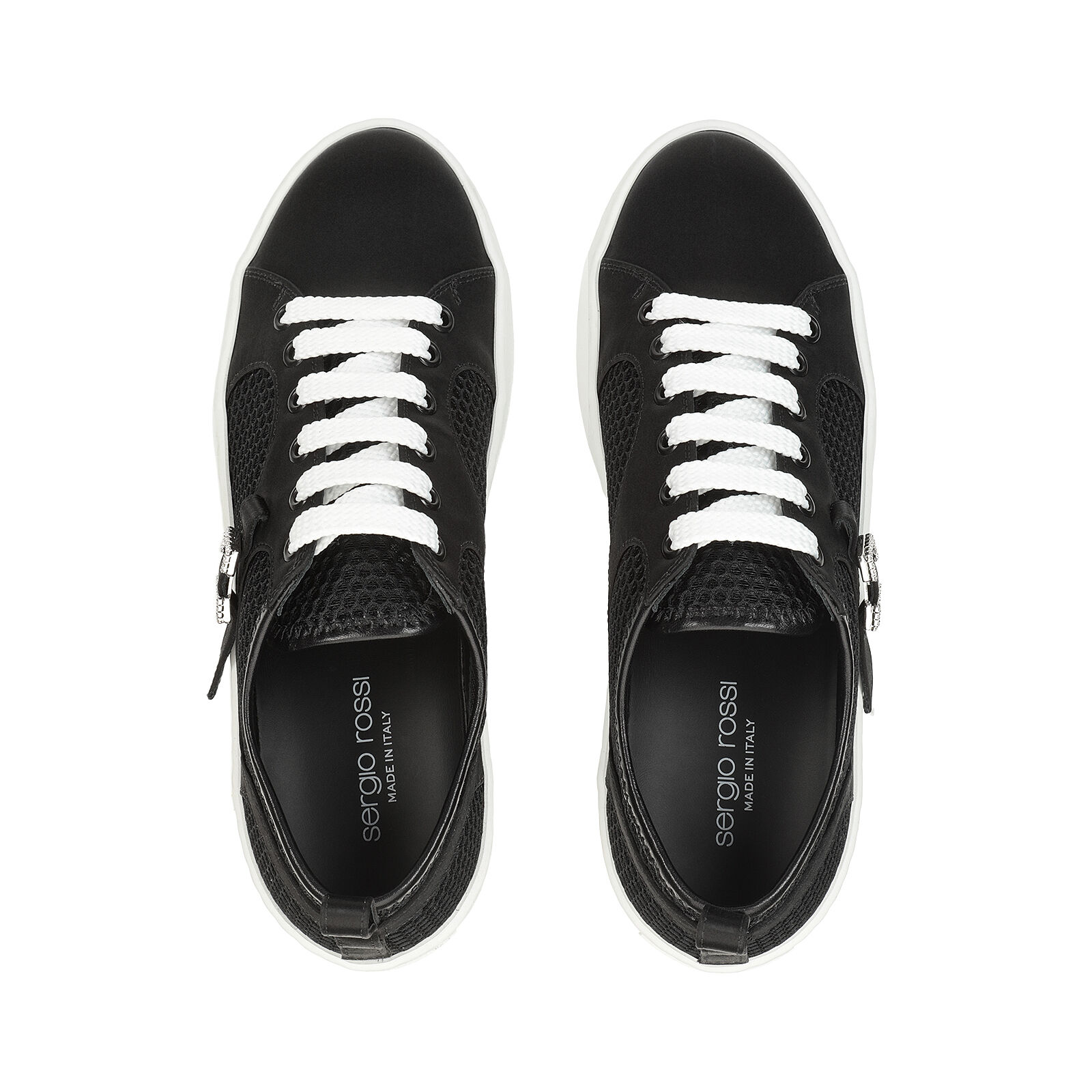 【Sergio Rossi】Sr mini Prince sneaker Sneakers Black Heel height: 5mm, sr Mini Prince Sport