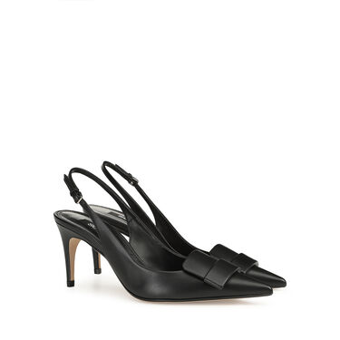 Slingbacks Schwarz Mittlere Absätze: 75mm, sr1 - Slingbacks Black 2