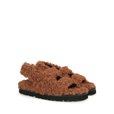Sandales Marron Talon plat, sr Muppet - Flat sandals Tabacco 2
