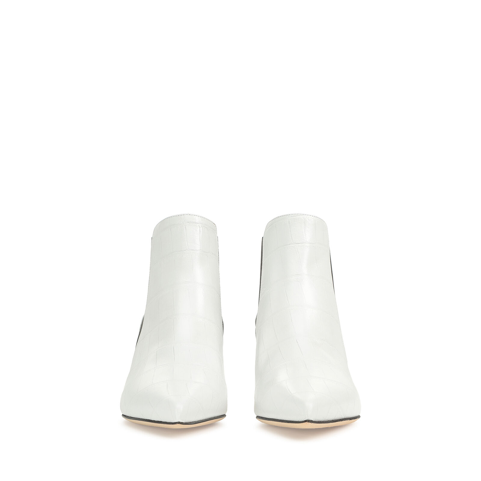 【Sergio Rossi】Sr Milano Bootie 050 Booties White Mid heel: 50mm, sr Milano | Sergio Rossi