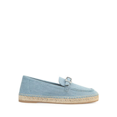 Loafers Blue Low heel: 15mm, sr Nora - Loafers Blue 2
