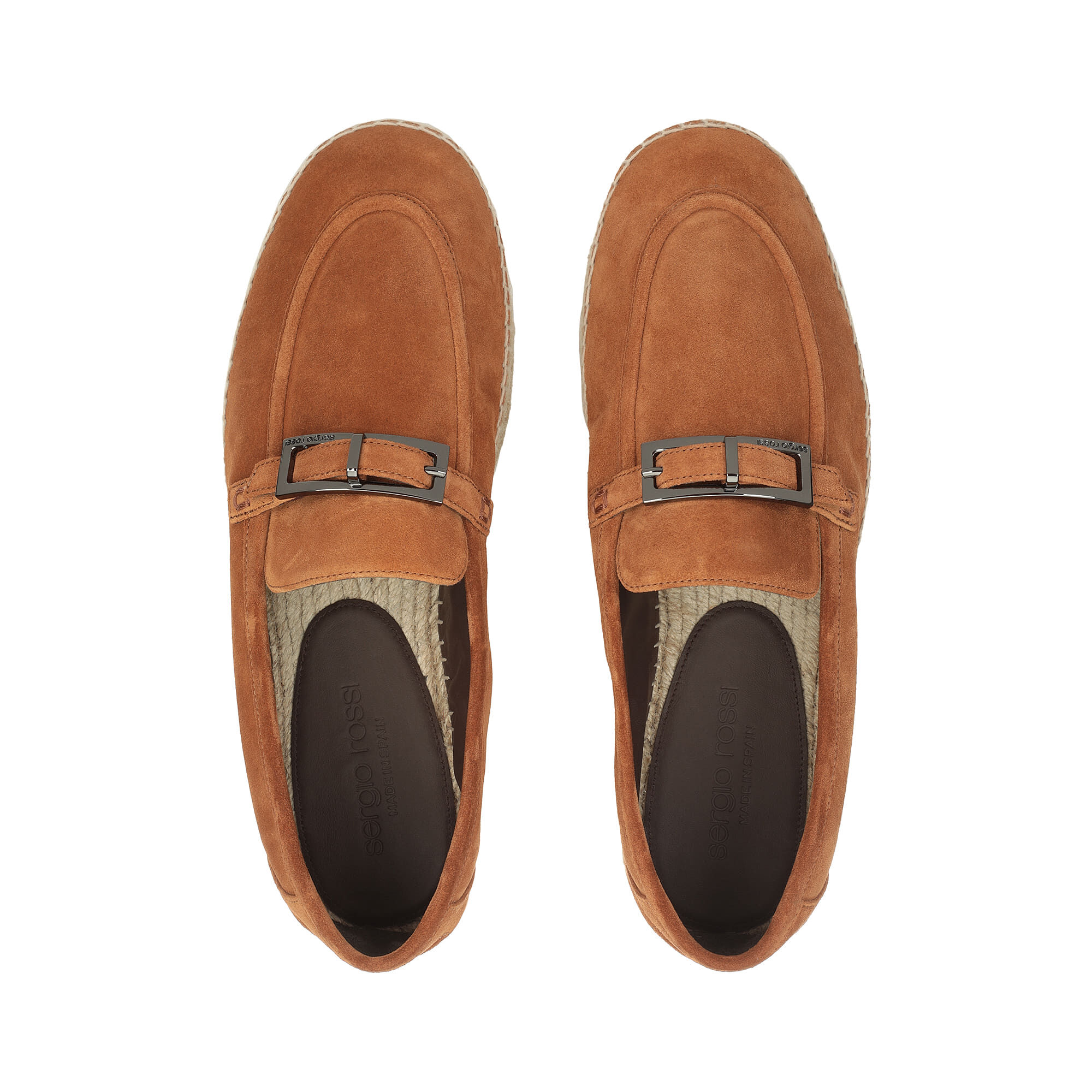 Loafers Brown Flat: 10mm, sr Nora - Loafers Garam | Sergio Rossi