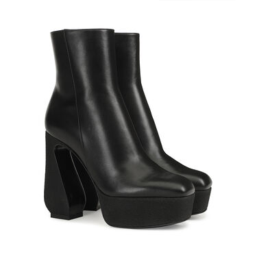 Booties Black High heel: 85mm, SI ROSSI  - Booties Black 2