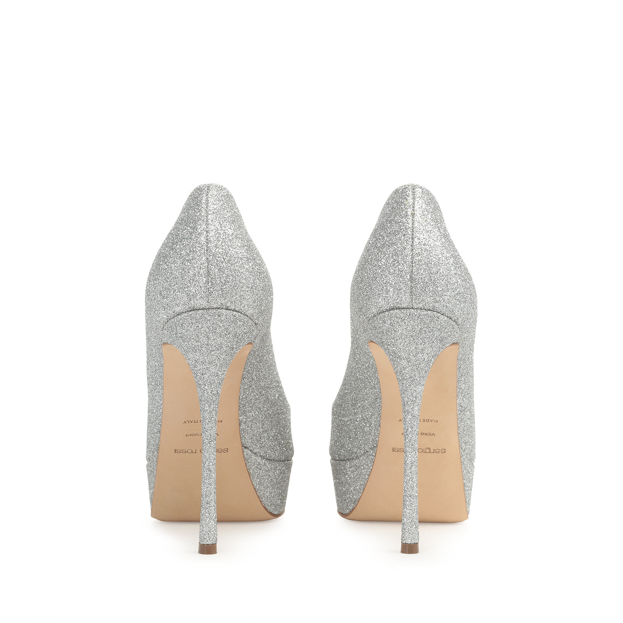 パンプス グレー ハイヒール: 90mm, Alton - Pumps Argento | Sergio Rossi