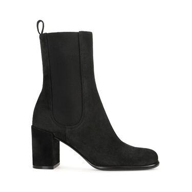 Booties Schwarz Mittlere Absätze: 75mm, sr Aden  - Booties Black 2