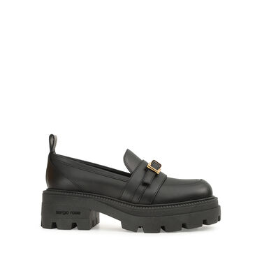 Loafers Black Low heel: 25mm, sr Nora - Loafers Black 2