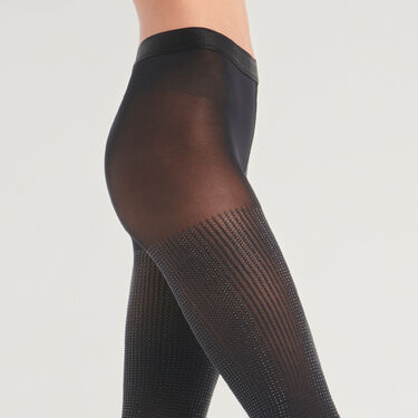 Tights Black , Studs Tights -  Black 2