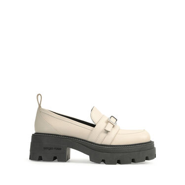 Mocassins Blanc Petit talon: 25mm, sr Nora - Loafers Chalk 2