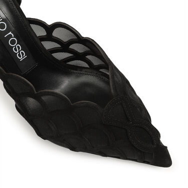 sr Mermaid - Slingbacks Black, 4