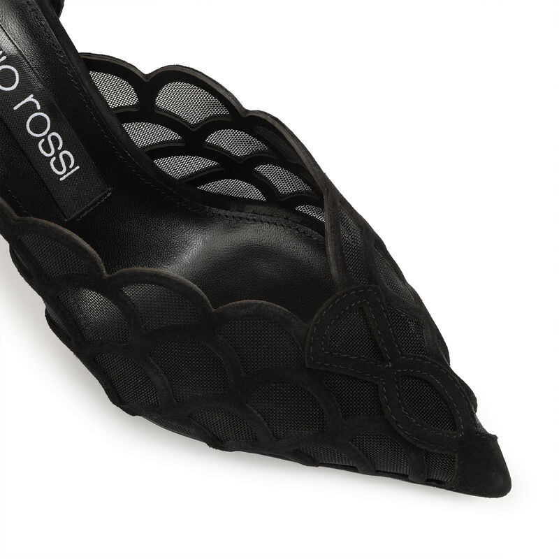 sr Mermaid - Slingbacks Black