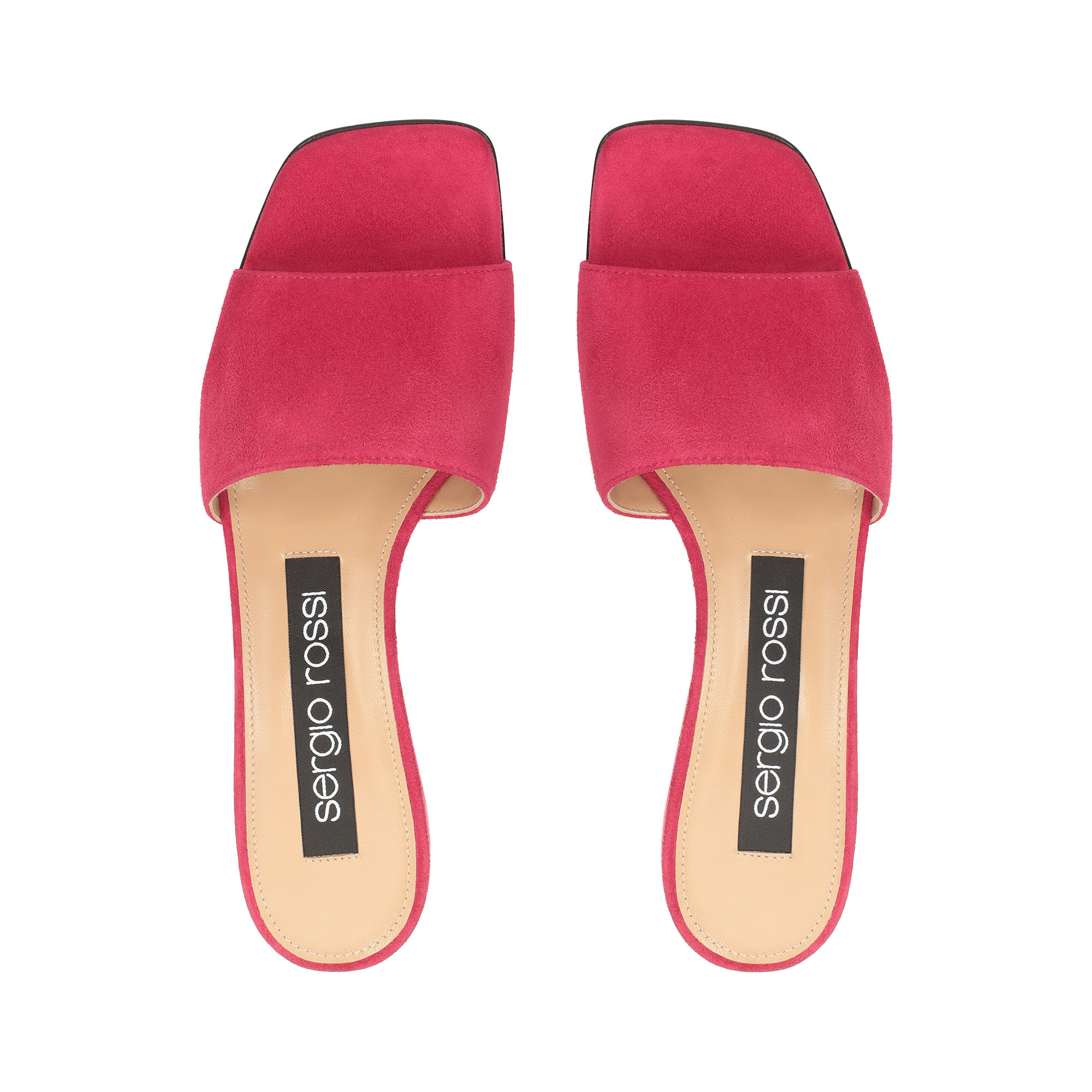 サンダル・ミュール Sergio Rossi Pink nappa leather Evangelie mules Sergio Rossi Pink Nappa Leather Evangelie Mules | italist
