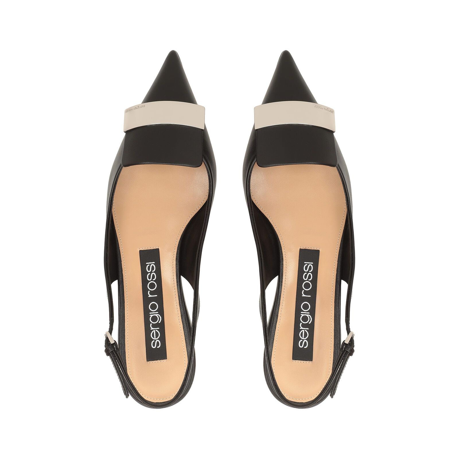 sr1 - Slingbacks Black, 3