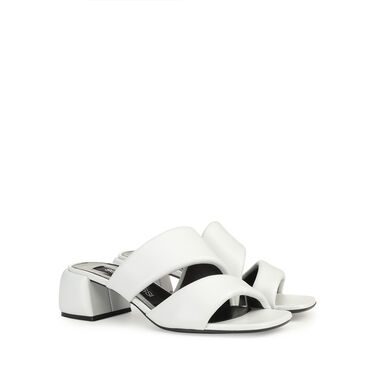 Sandals White Low heel: 45mm, sr Spongy - Sandals White 2