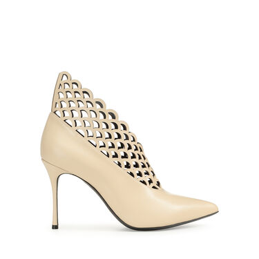 Booties Beige High heel: 90mm, sr Mermaid - Booties Chalk 2