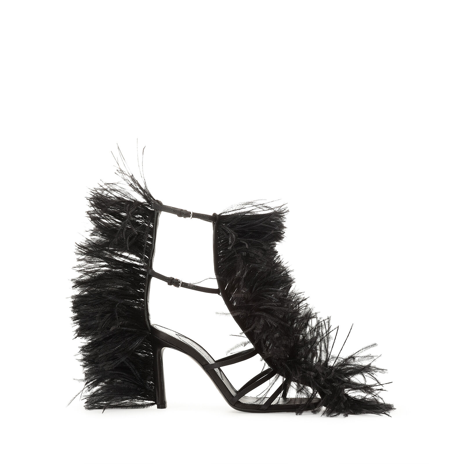 Sandals Black High heel: 95mm, Amazona | Sergio Rossi
