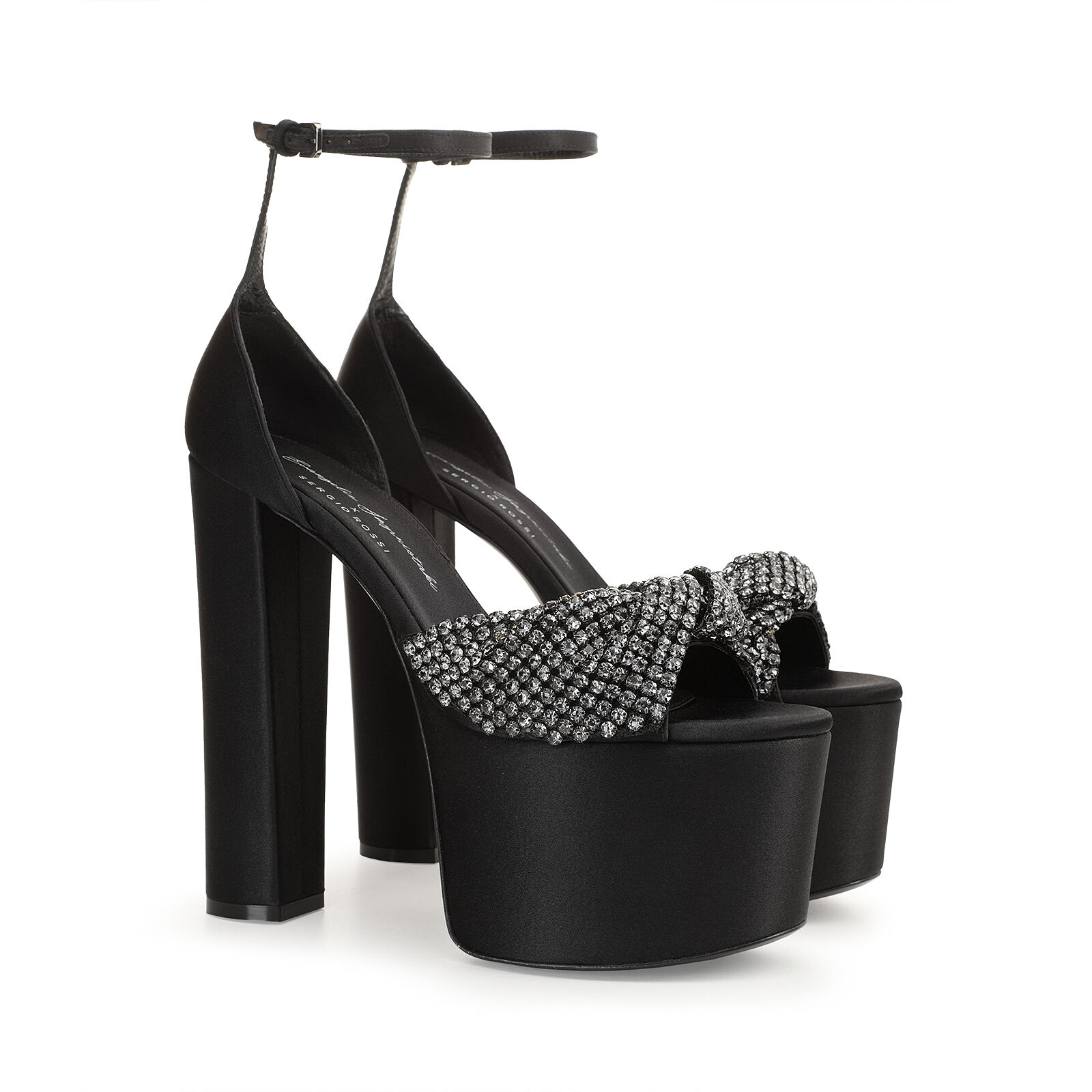 サンダル ブラック ハイヒール: 80mm, Evangelie - Sandals Black | Sergio Rossi