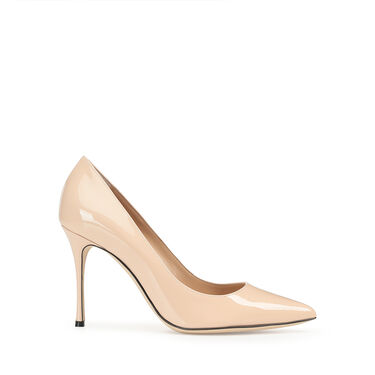 Pump Pink High heel: 90mm, Godiva - Pumps Powder 2