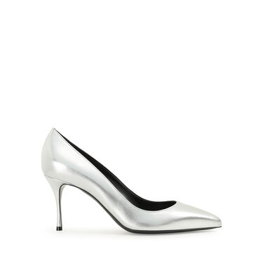Pumps Grey Mid heel: 75mm, Godiva - Pumps Argento 2