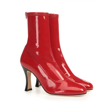 Booties Red High heel: 90mm, sr Tara  - Booties Carminio 2