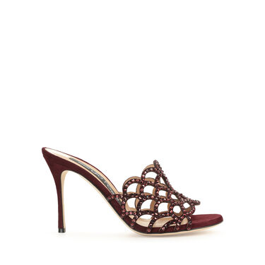 Sandals Red High heel: 90mm, sr Mermaid - Sandals Wine 2