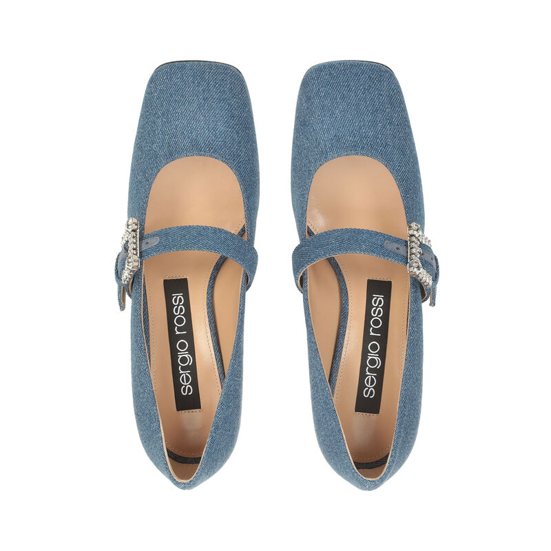 sr Twenty Buckle - Pumps Indigo