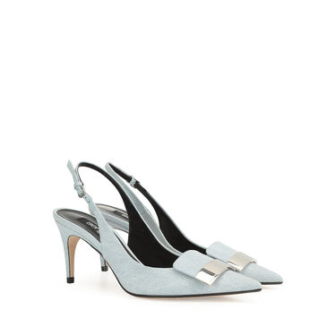 Slingbacks Azzurro Tacco medio: 75mm, sr1 - Slingbacks Light Blue 2