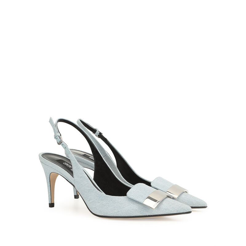 sr1 - Slingbacks Light Blue