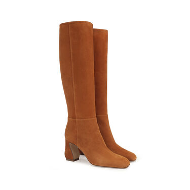 Bottes Marron Talon haut: 80mm, SI ROSSI - Boots Cuoio 2