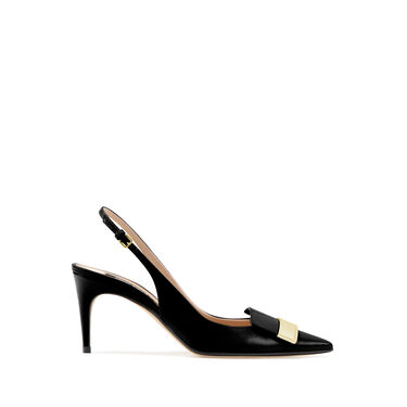 Slingbacks Black Heel height: 75mm, sr1 2