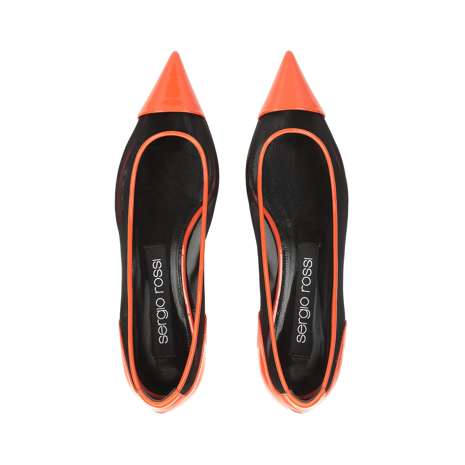 Godiva - Ballerinas Mandarine+Black, 3