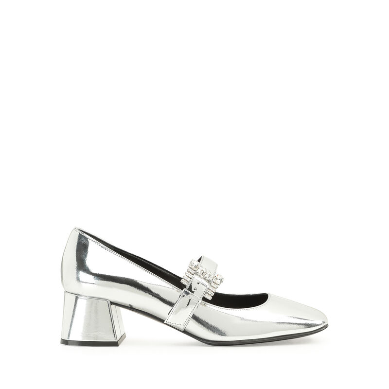 sr Twenty Buckle - Pumps Argento