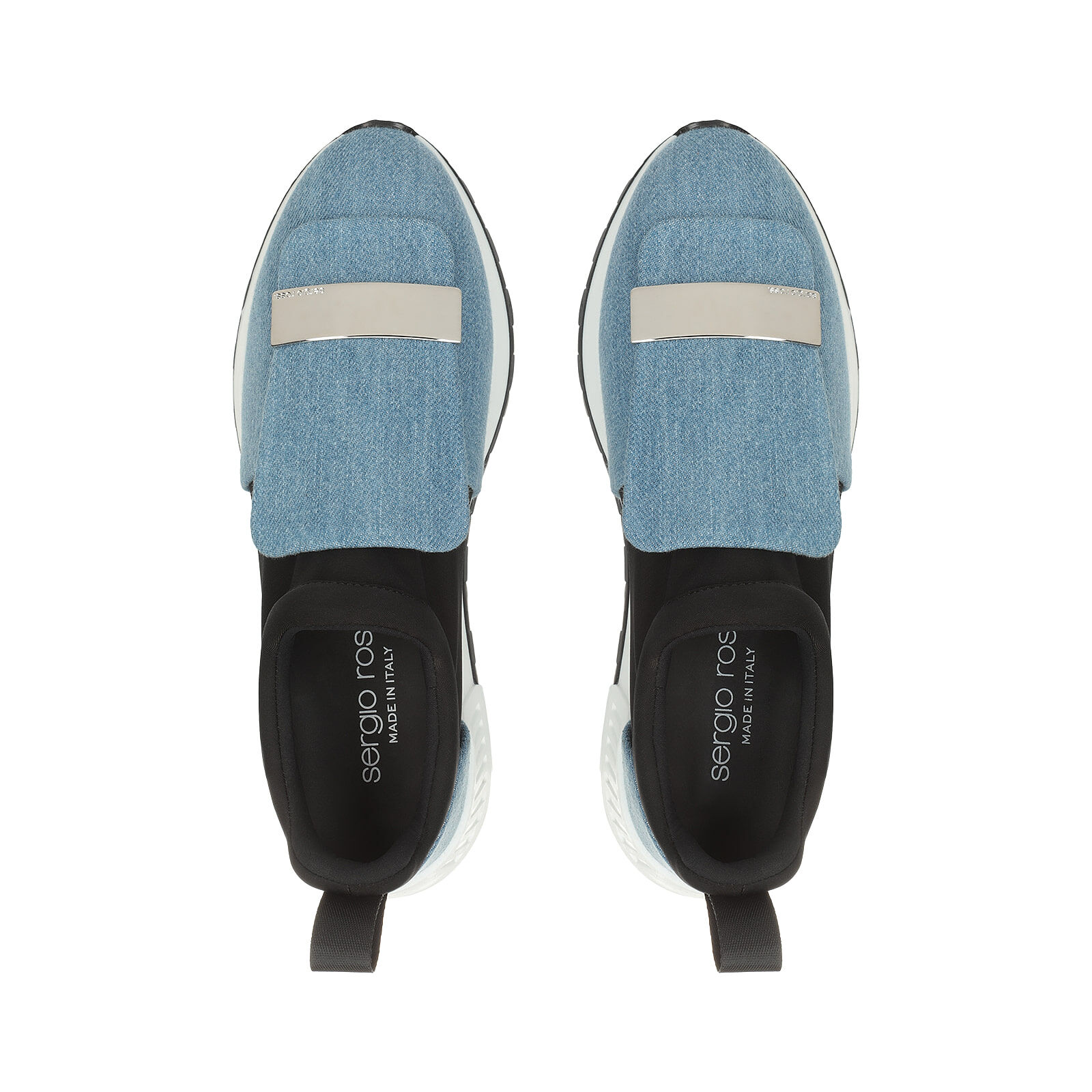 Running Blue Flat 10mm sr1 Running Blue Sergio Rossi