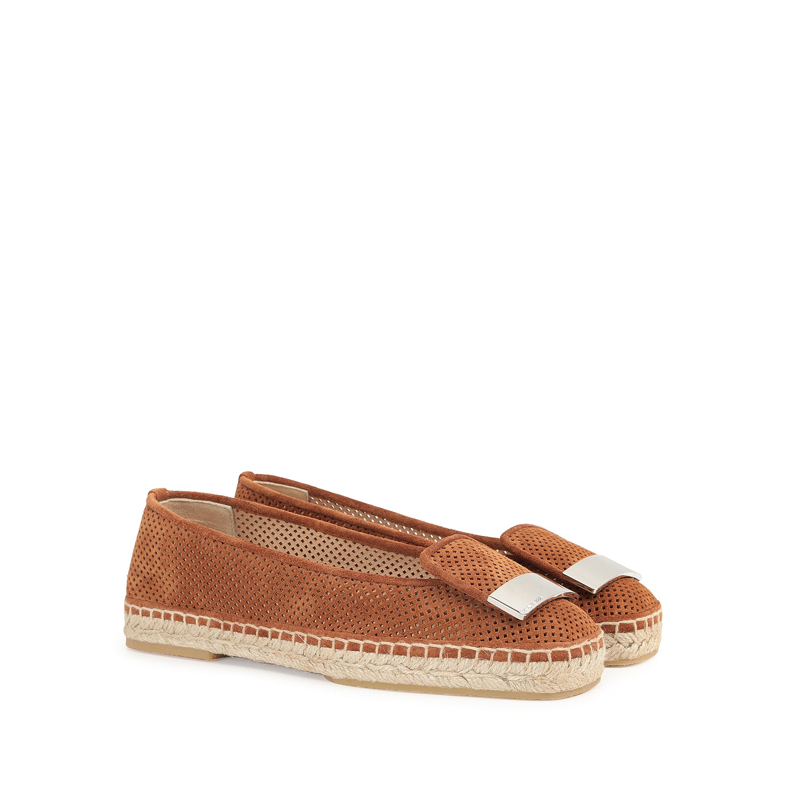 Ballet flats and loafers Brown Heel height 10mm sr1 Espadrillas