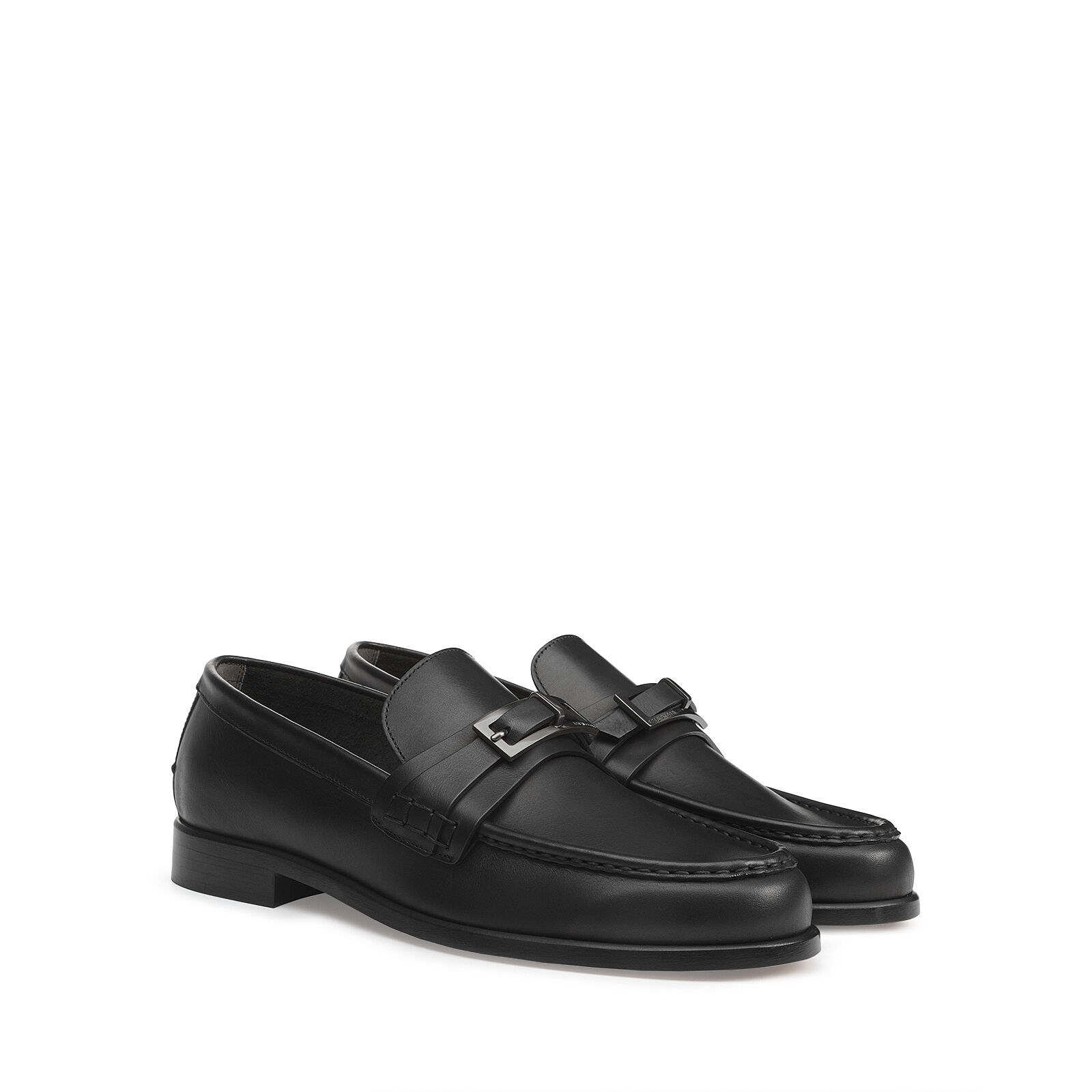 Slippers Black Flat 10mm sr Daniel Sergio Rossi