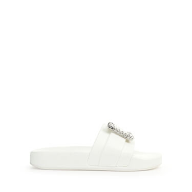 Sandals White Flat: 10mm, sr Jelly - Sandals White 1