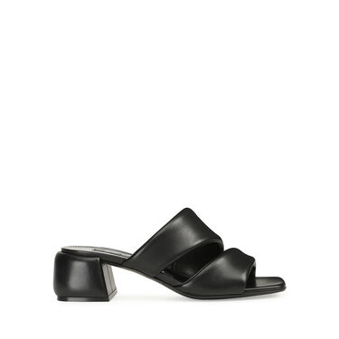 Sandals Black Low heel: 45mm, sr Spongy - Sandals Black 1
