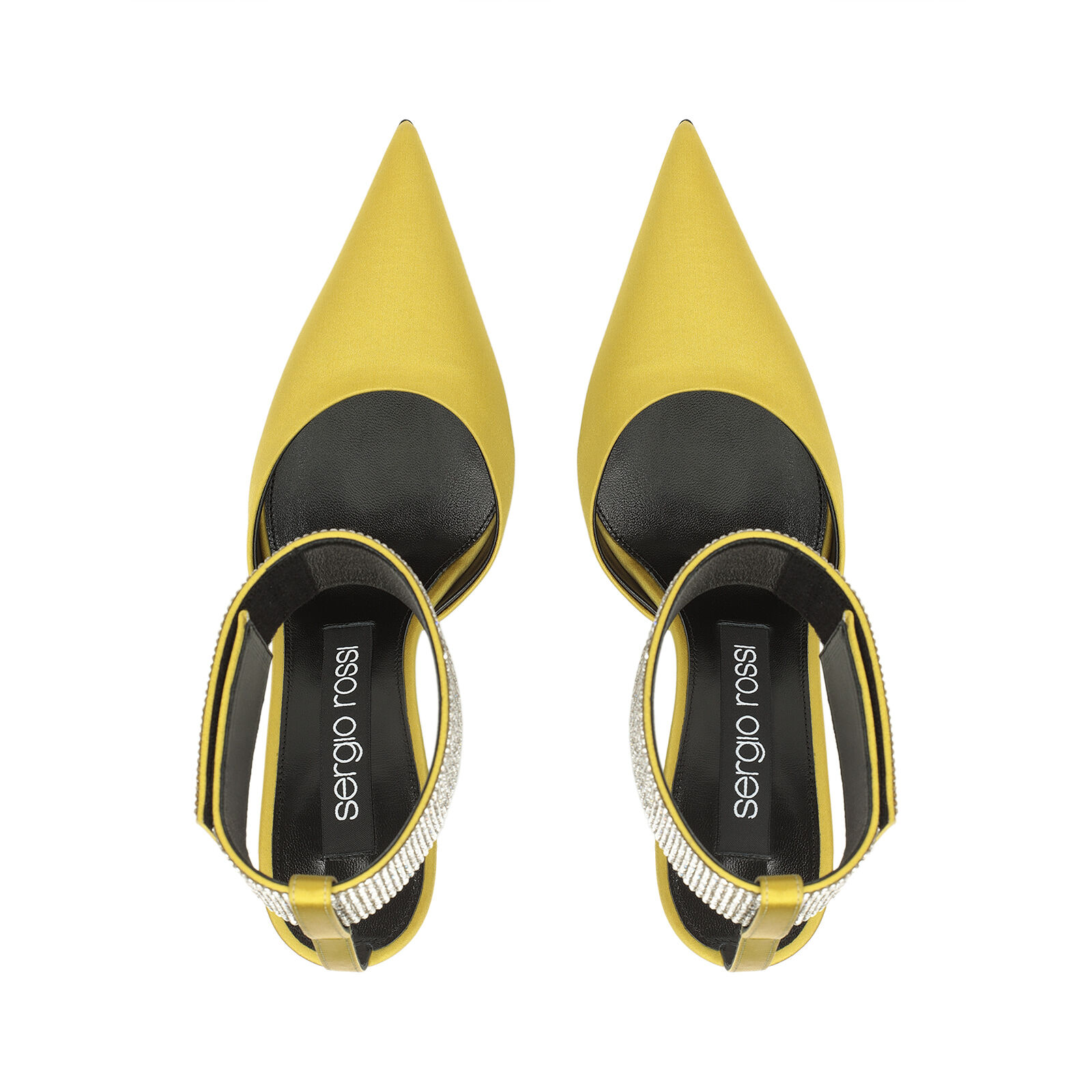 Pumps Yellow High heel 95mm sr Paris Pumps Chartreuse Sergio Rossi