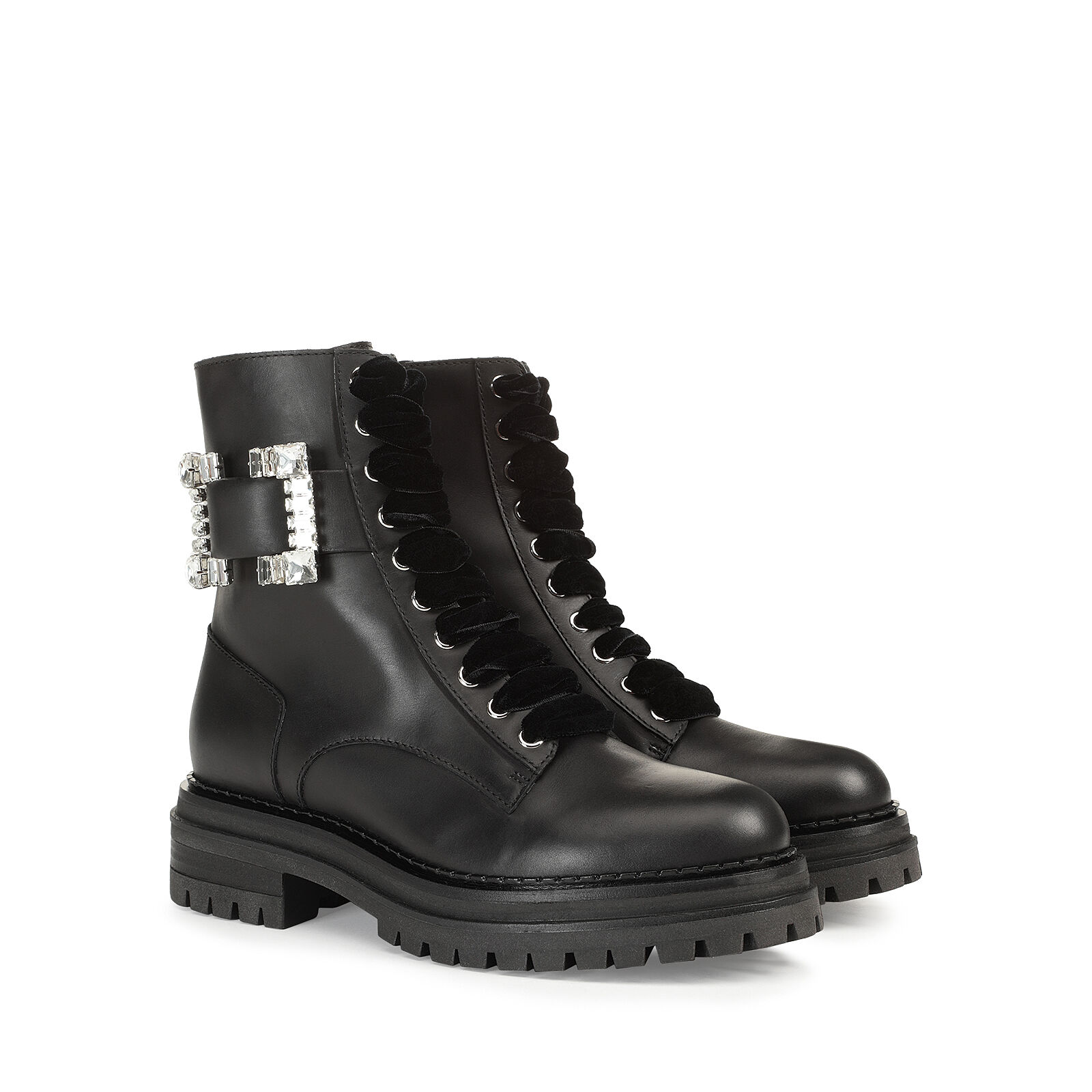 ブーティ ブラック Heel height: 15mm, Biker Prince - Black