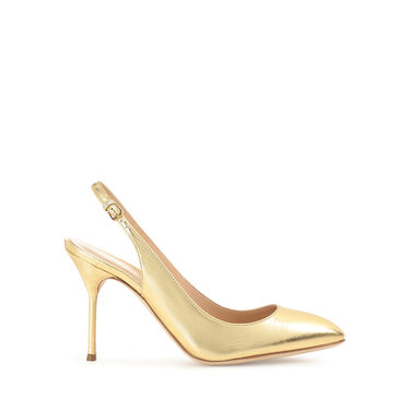 Slingbacks Yellow Low heel: 90mm, Chichi - Slingbacks Gold 2
