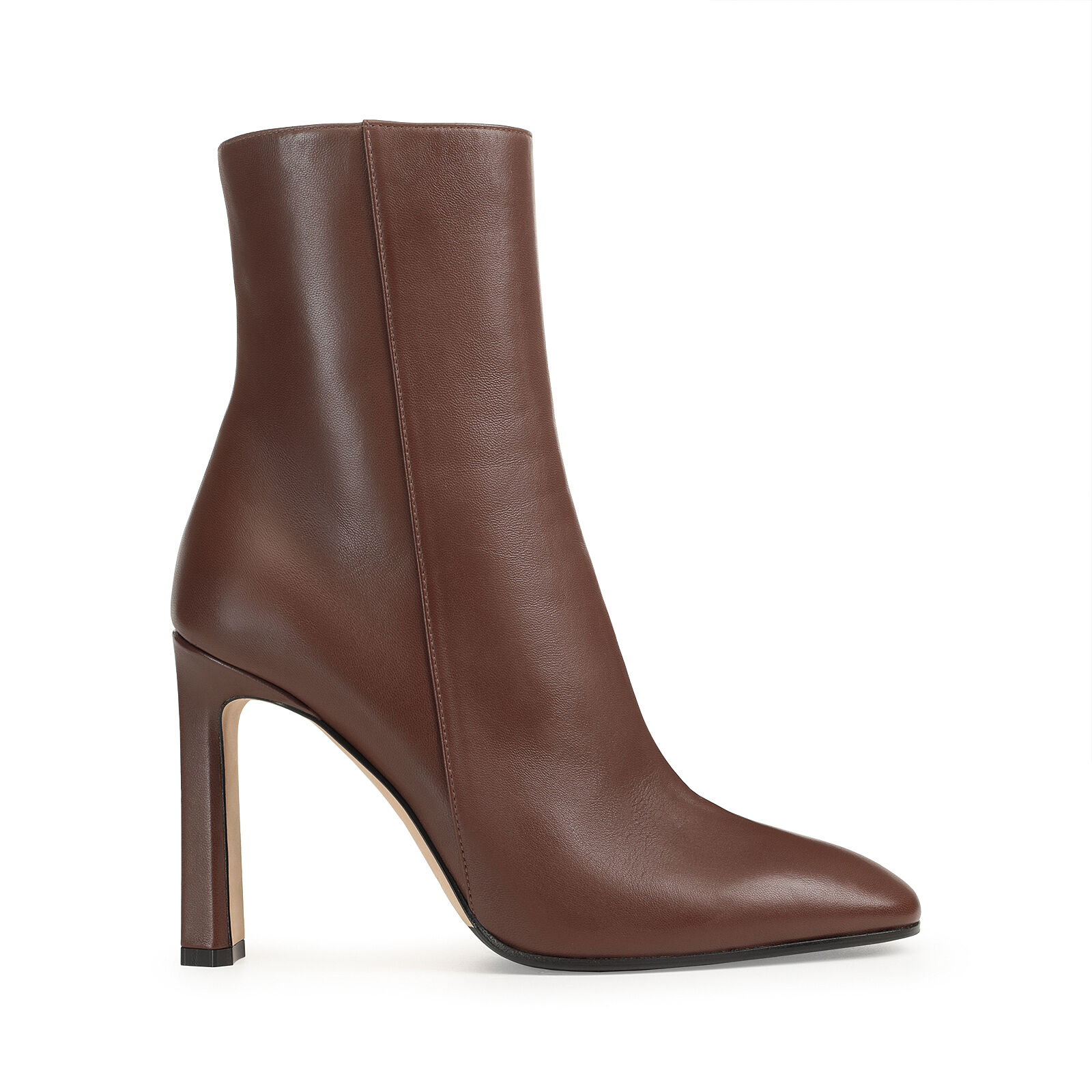 Booties Brown High heel: 100mm, sr Kim | Sergio Rossi