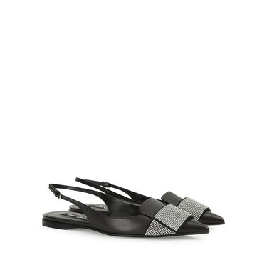 Slingbacks Black Flat: 10mm, sr1 Paris - Slingbacks Black 2