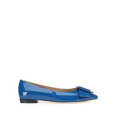 Ballerinas Blau Niedriger Absätze: 10mm, sr Milano Mia  - Ballerinas Lapislazzuli 2