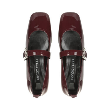 sr Twenty Buckle - Ballerinas Wine, 3