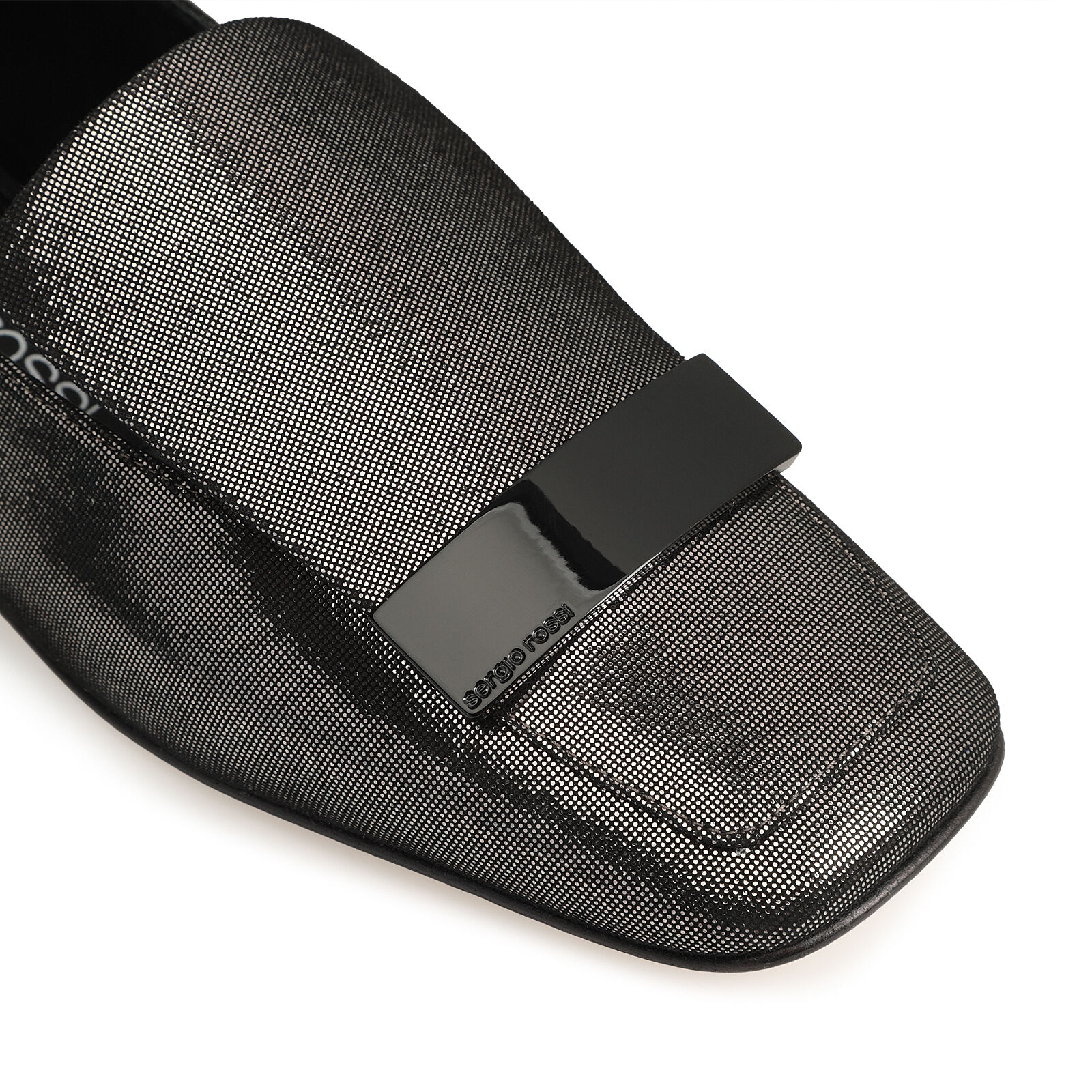 Slippers Grey Flat 5mm sr1 Sergio Rossi