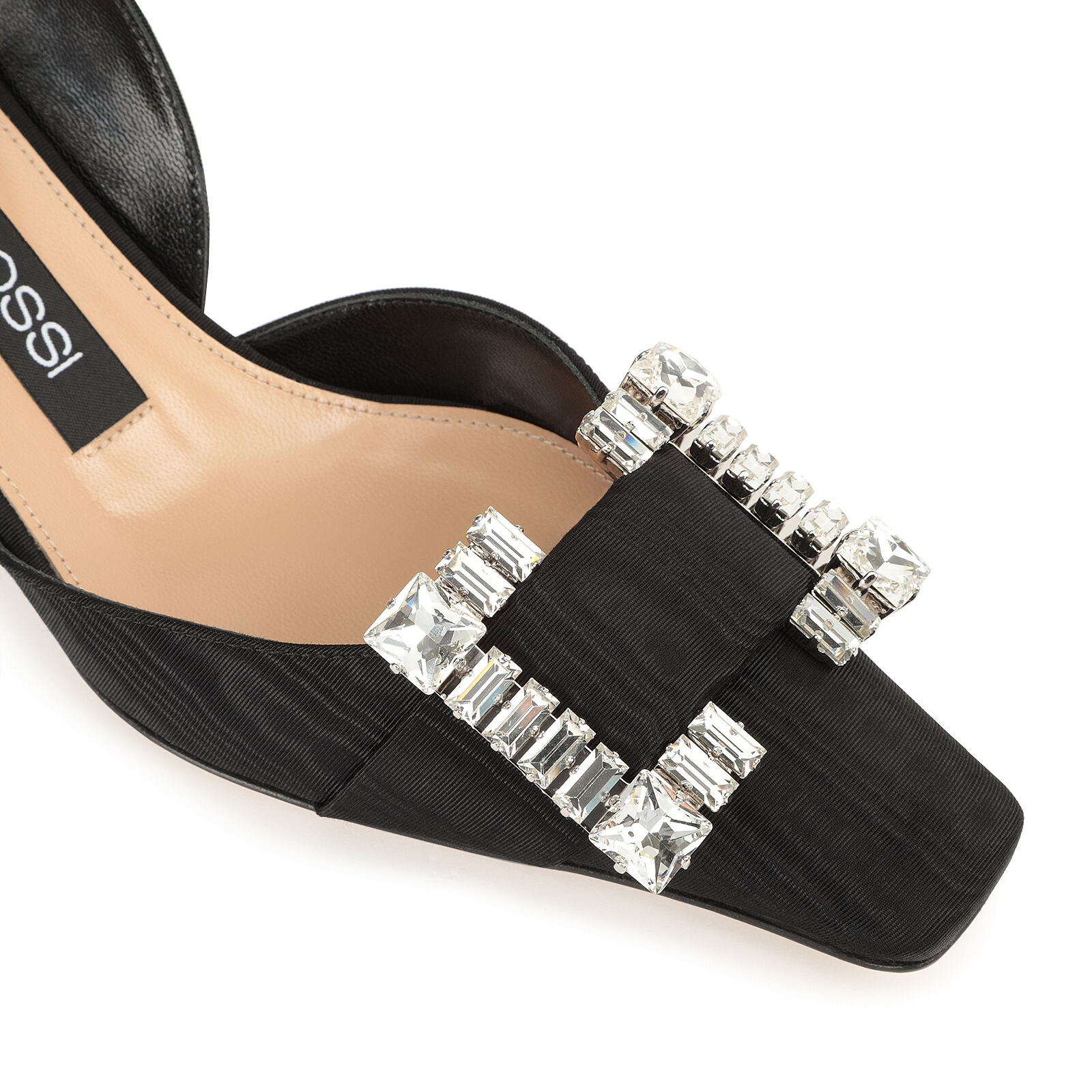 ★crystal輝く★Sergio Rossi★sr Twenty-Slingbacks Black Slingbacks Black Heel height: 60mm, sr Twenty - Slingbacks