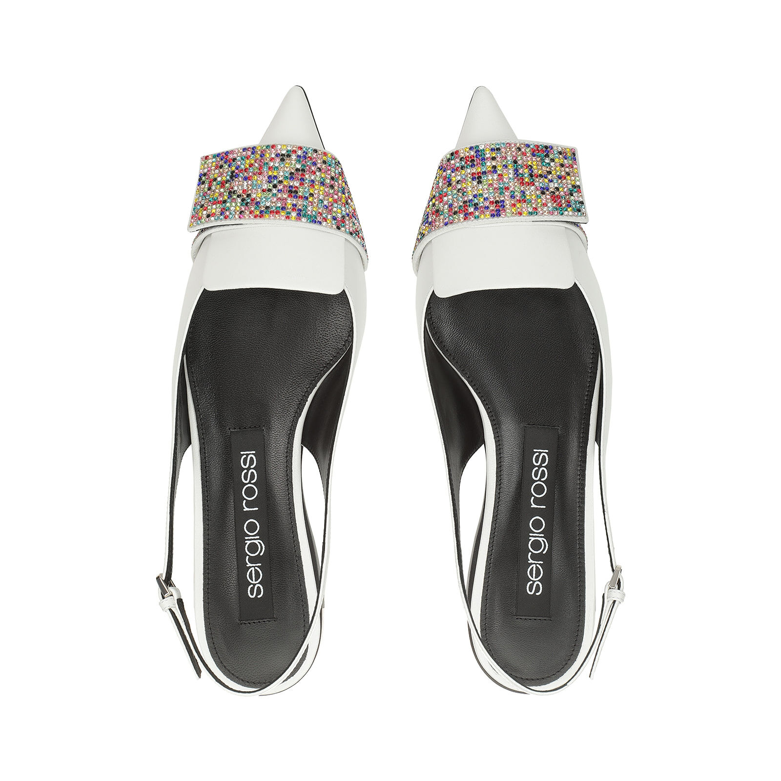 sr1 Paris - Slingbacks Bianco, 3