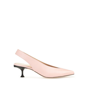 Slingbacks Pink Niedriger Absätze: 50mm, sr Milano  - Slingbacks Rosa 2