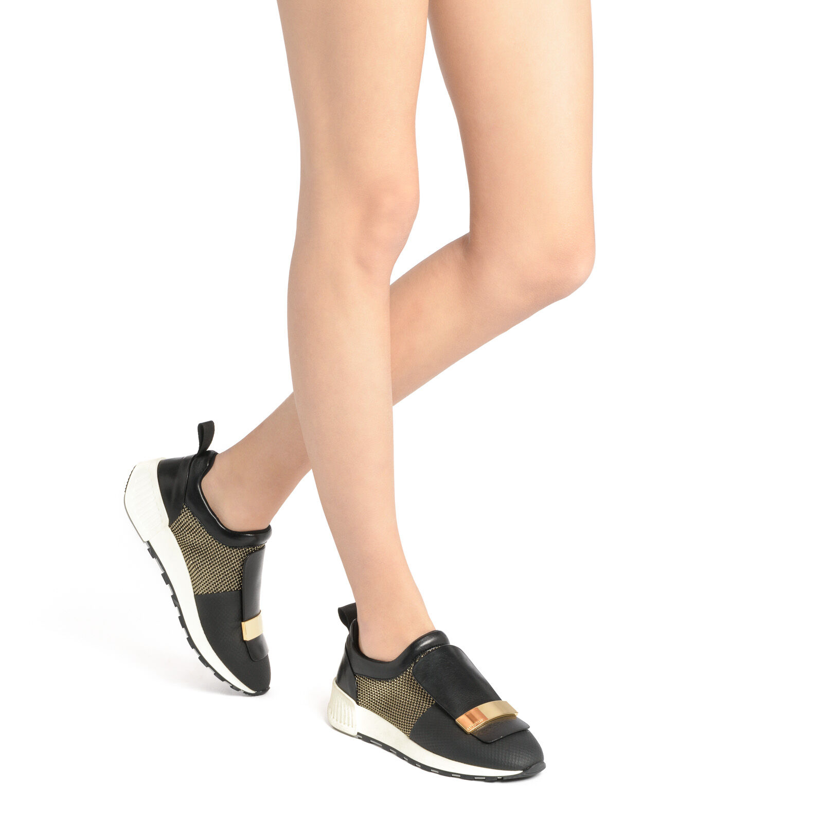 スニーカー ブラック フラット: 10mm, sr1 - Running Black